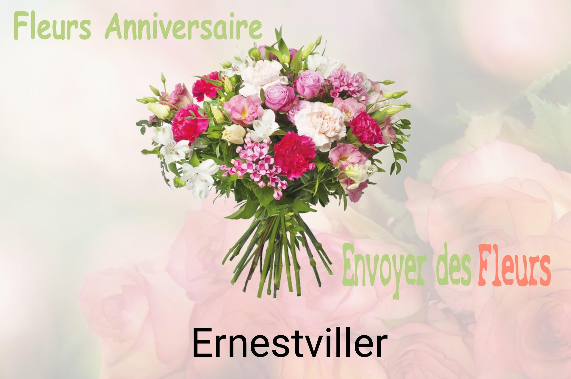 Bouquet de fleurs d’anniversaire livré à Ernestviller